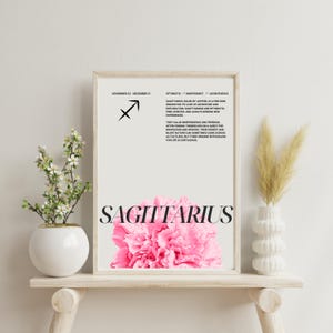 SAGITTARIUS PRINT, Zodiac Print, Digital Art, Digital Print, Zodiac Poster,Astrology Art, Star Sign Poster,Wall Art,Zodiac Wall Decor,Zodiac