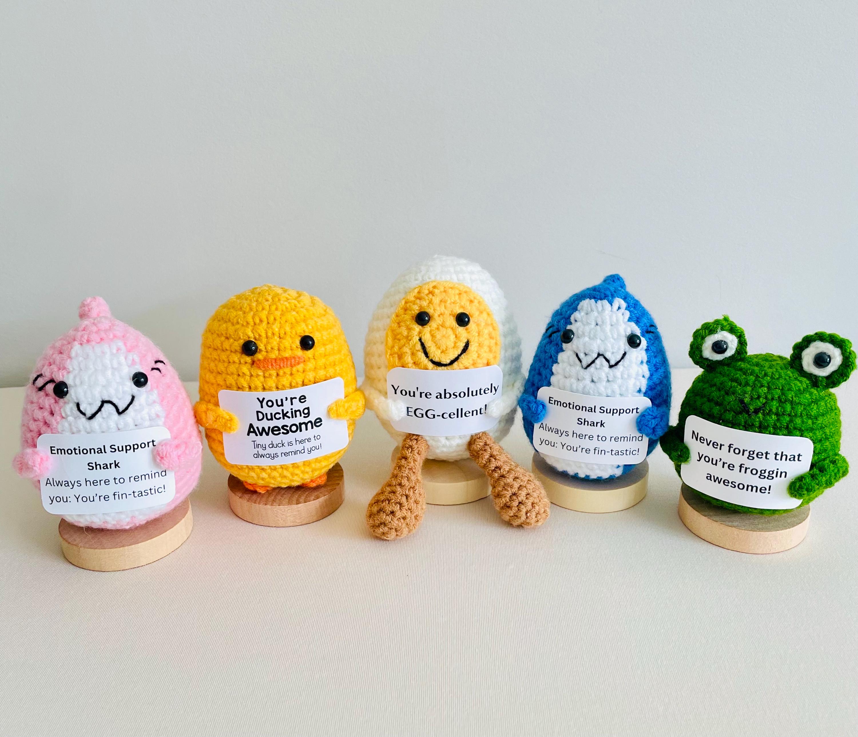 Crochet Emotional Support Animal Desk Buddy: Inspirational