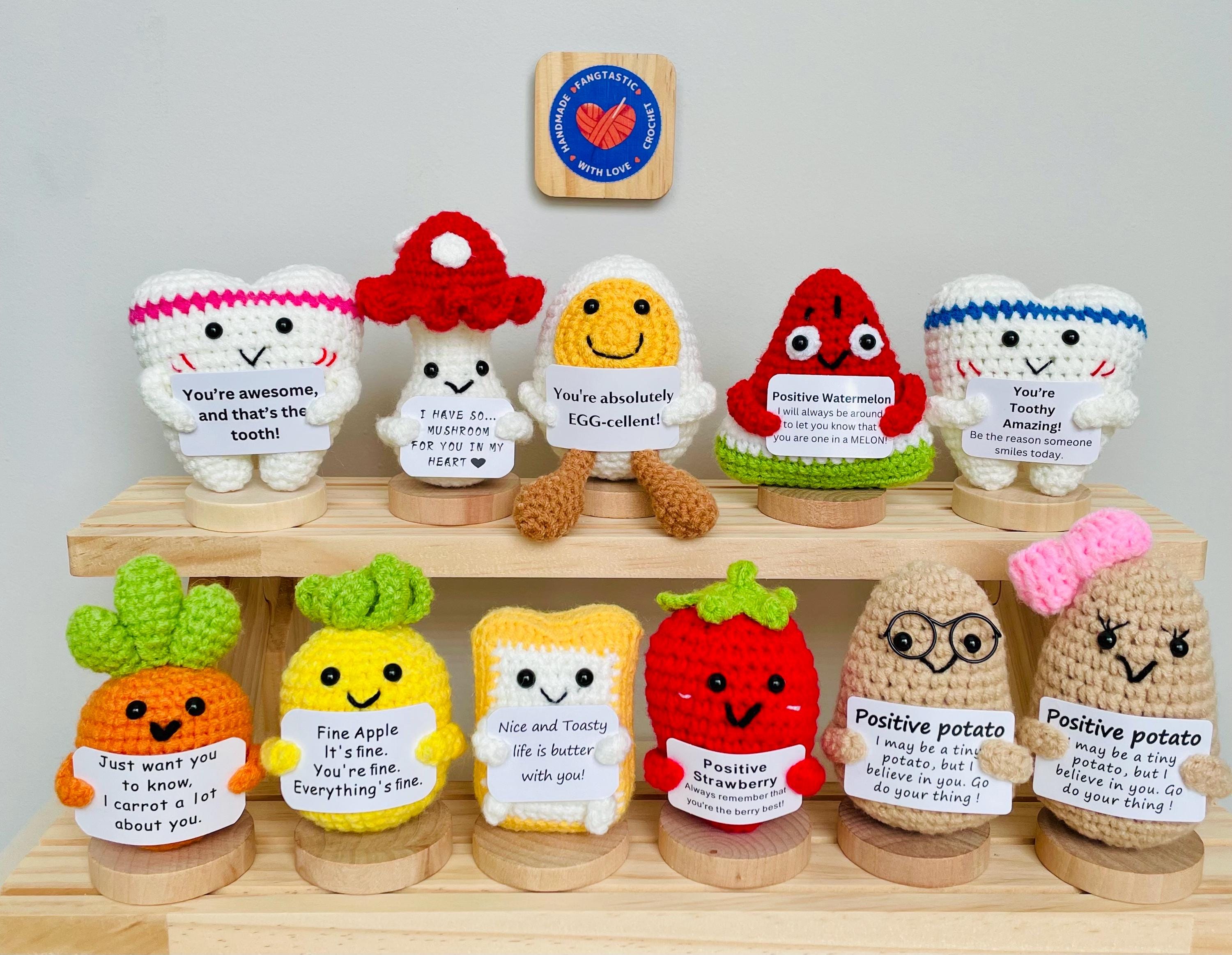 Crochet Amuseables Positive Animal and Fruit Vegetables Food Dolls