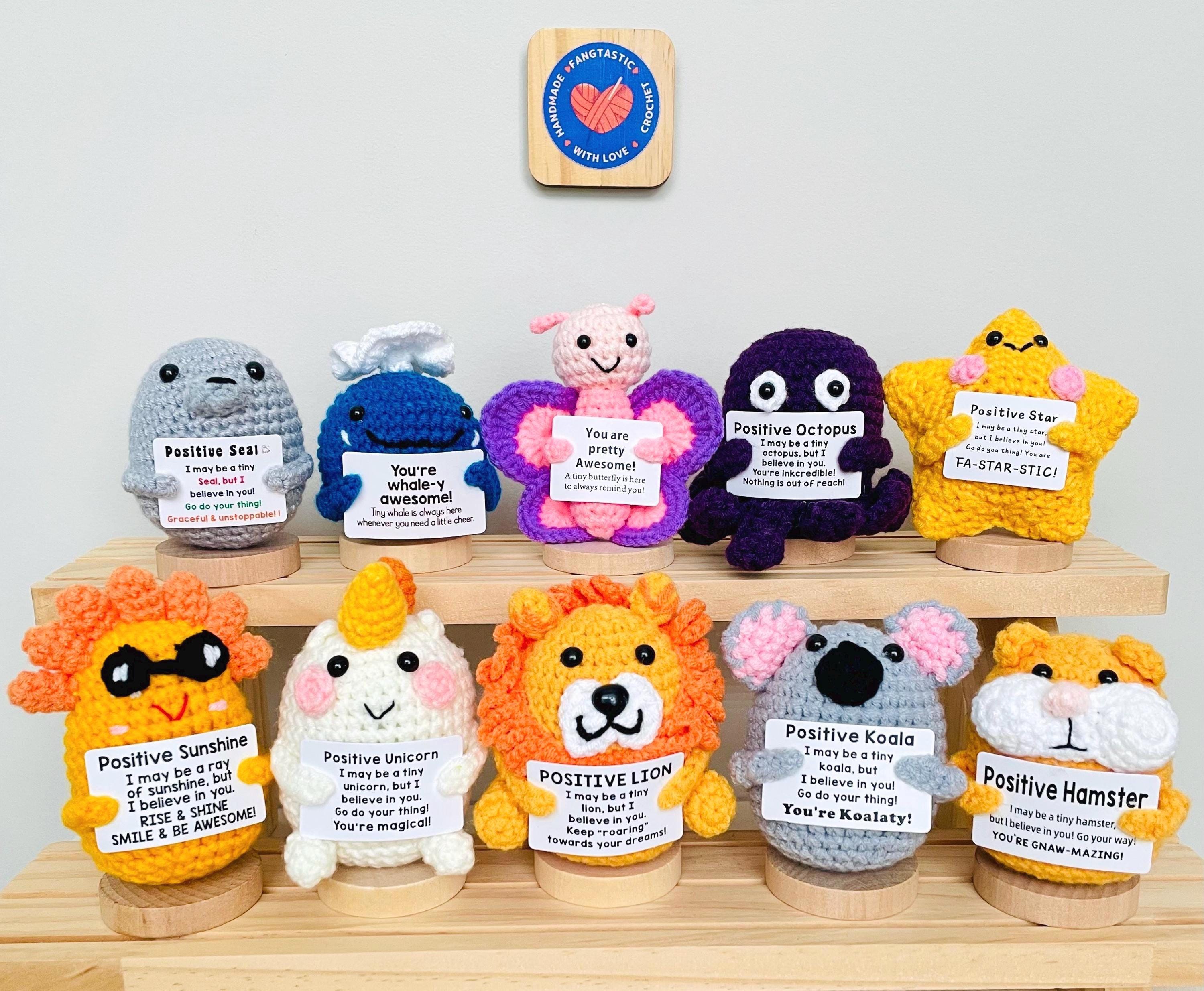 あみぐるみ「୨୧ RIBBON୨୧ 」 Crochet Amuseables Emotional Support Sea Animals: Handmade Gift