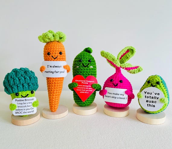 Mini Strickpuppe Handgemachte Häkelkatze - Emotion Produktbild-Vorschau 11