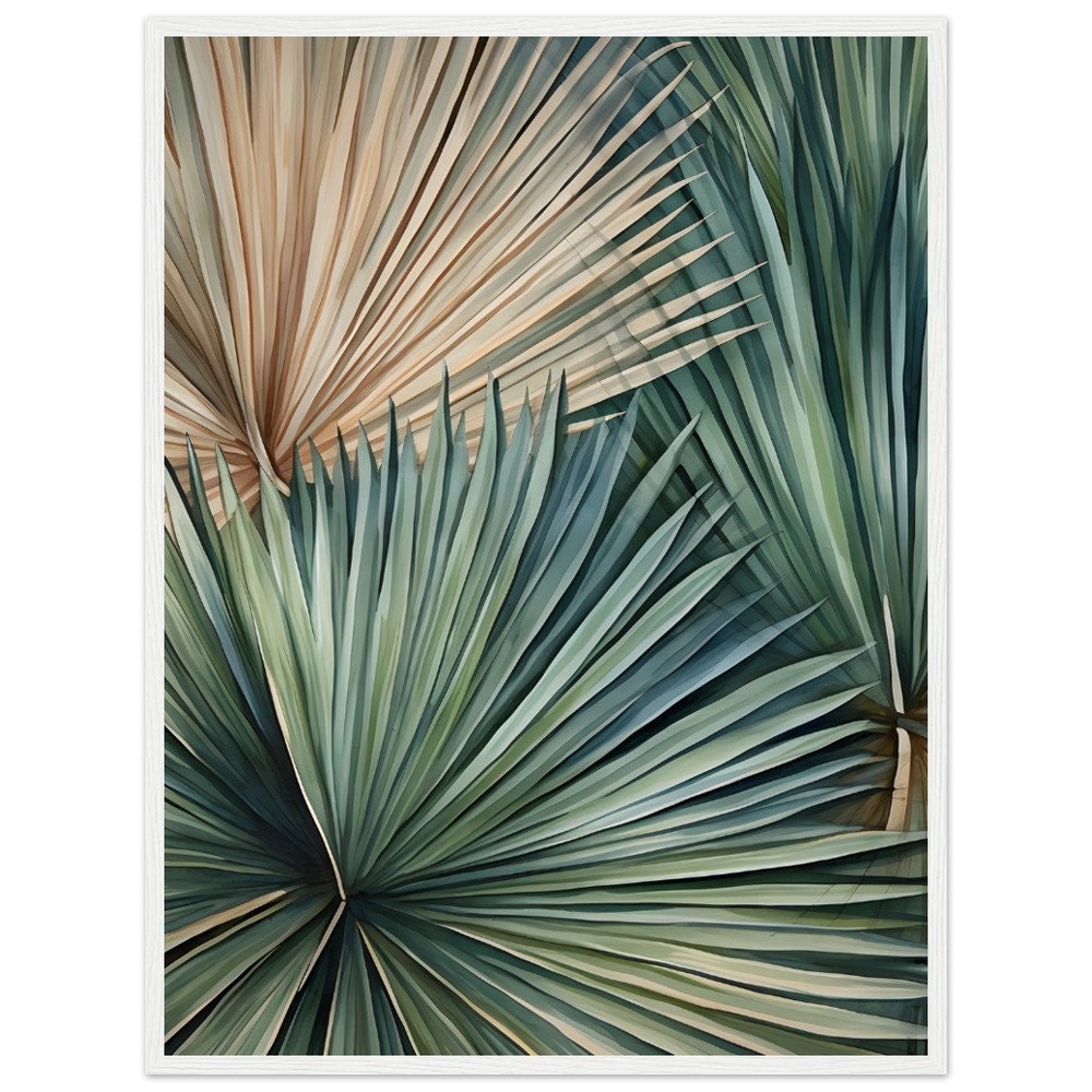 Artistic Greenery Art Wall Art Leaves Art Print Contemporary Wall Art ...