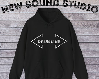Drumline Hoodie: Unisex Cotton-Blend Sweatshirt