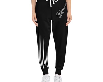 Guitar Joggers: Cozy Polyester Spandex Blend