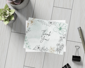 Thank You Postcard Bundles (envelopes included)