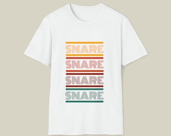 Snare Drum T-Shirt: Retro Percussionist Pride