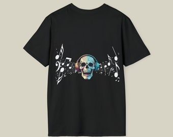 Skull music t-shirt
