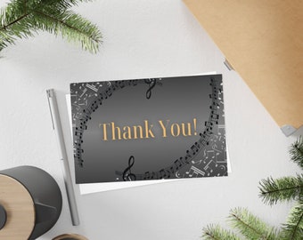 Thank You Music-Themed Postcards (10pcs)
