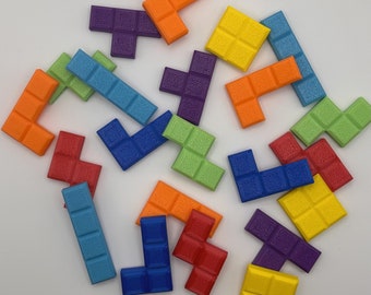 Tetris Fridge Whiteboard Magnets