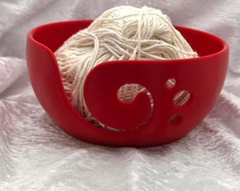 Yarn Bowl - Yarn Storage - 15cm Wide Bowl - Knitting Bowl - Crochet Bowl