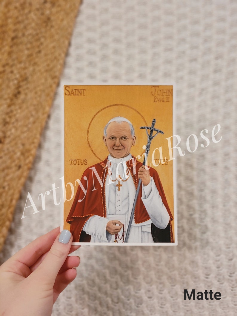Saint John Paul II Icon Giclee Original Catholic Art Print - Etsy