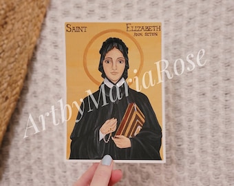 Saint Elizabeth Ann Seton Giclee katholischen Kunstdruck Original