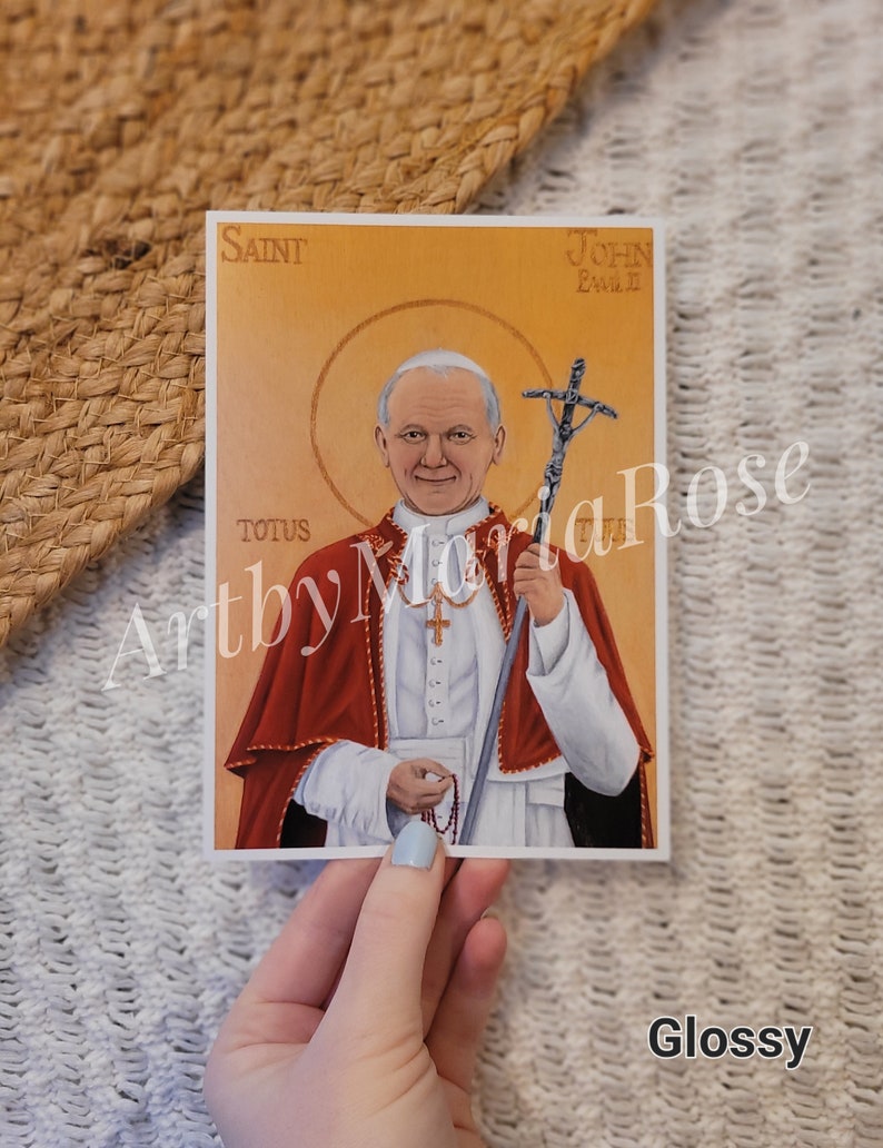 Saint John Paul II Icon Giclee Original Catholic Art Print - Etsy