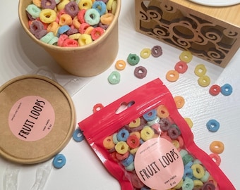 Fruit Loops Wax Melts | Cereal Wax Melts | Fruity Loops Scented Wax Melts | Dessert Wax Melts | Cute Home Fragrance Gift | Soy Wax Melt
