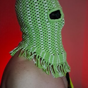 KHAKI, LIGHT & FOREST GREEN PIERCING BALACLAVA