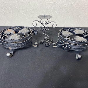 18 cm dekorativer Fondue-Ständer mit Kerzenhalter