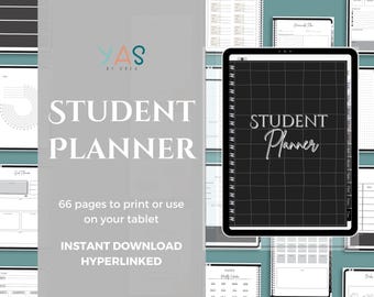 Student Planner: Monthly Assignment Tracker (Digital Download)