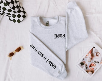 Mama Sweatshirt, Mothers Day, Mothers Day Gift, Mom Sweatshirt, Personalized Mom Gift, Alternative Mom, Spooky Mom, Metal Mama, Goth Mom