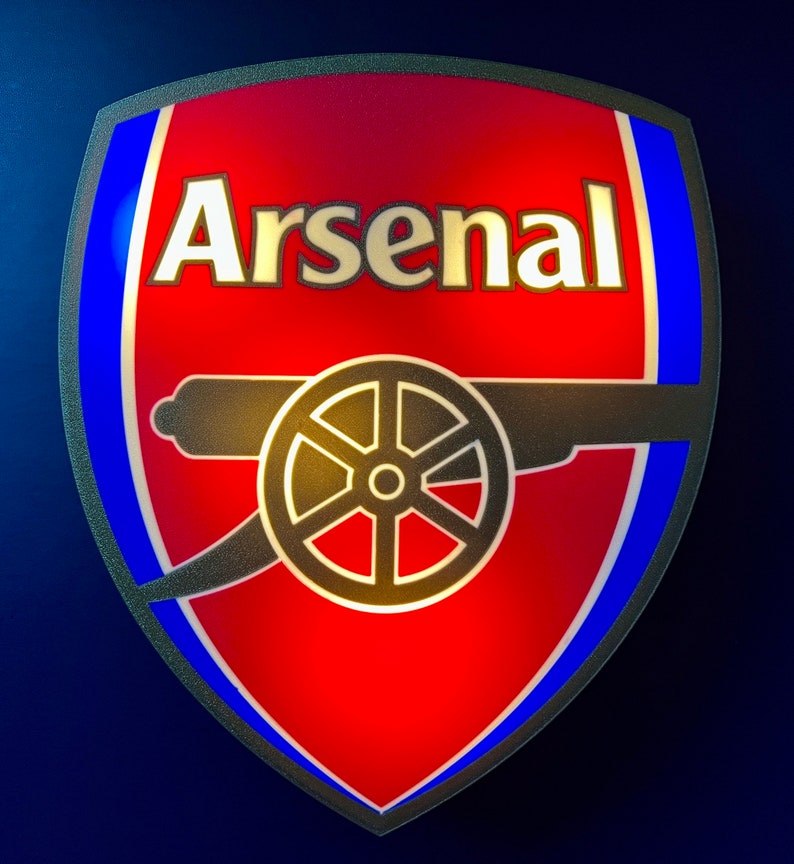 Arsenal Football Club - Light Box - Etsy