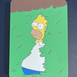 Homer backs into Bush - Light Box