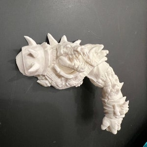 Arak Cheif, Crocodile Warrior, Dungeons & Dragons, Miniature Creature Tabletop Wargame Fridge Magnet | Siege of Ravenhold