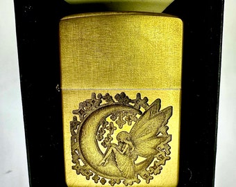 Forest Fairy Nymph Zippo Lighter, Personalised Lighter for Her and Him, Personalized Zippo, Vintage Lighter, Flip Lighter, Fairycore