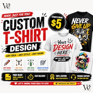 Anpassad T-shirtdesign PNG | Personlig skjortdesign | Anpassad grafisk design | Unikt digitalt konstverk | Tryckklar 4500x5400