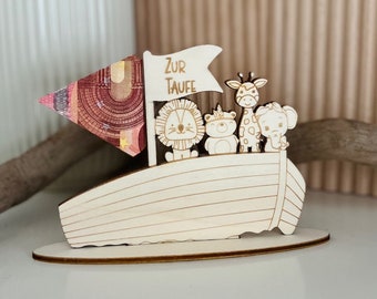 Noah's Ark / Money Gift Card / Baptism Gift