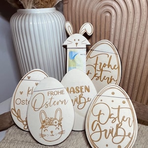 Personalisierte Osterboxen aus Holz / Ostern / Geldgeschenk / Boxen