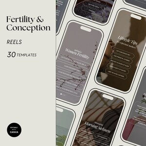 Fertility Reels, Women Health Instagram Template, Hormones Coaching, Hormone Balance Template, Pregnancy and Preconception Social Media Post