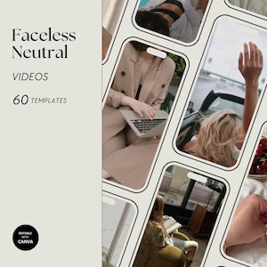 Faceless Marketing Neutral, Faceless Library, Faceless Reels, Aesthetic Faceless Content Videos, Neutral Instagram Digital Marketing
