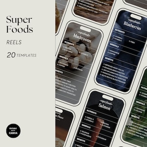 Superfoods Video, Nutrition Reels, Health Coach Instagram Reels, Nutrition Instagram Template, Gut Health Facts Reel, Nutrition Coaching