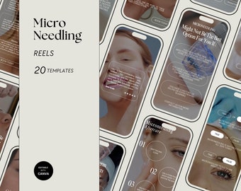 Microneedling Instagram Reels: Skincare Templates for Estheticians (20)