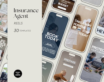 Levensverzekeringsrollen: Instagram-videosjablonen voor agenten (Canva)