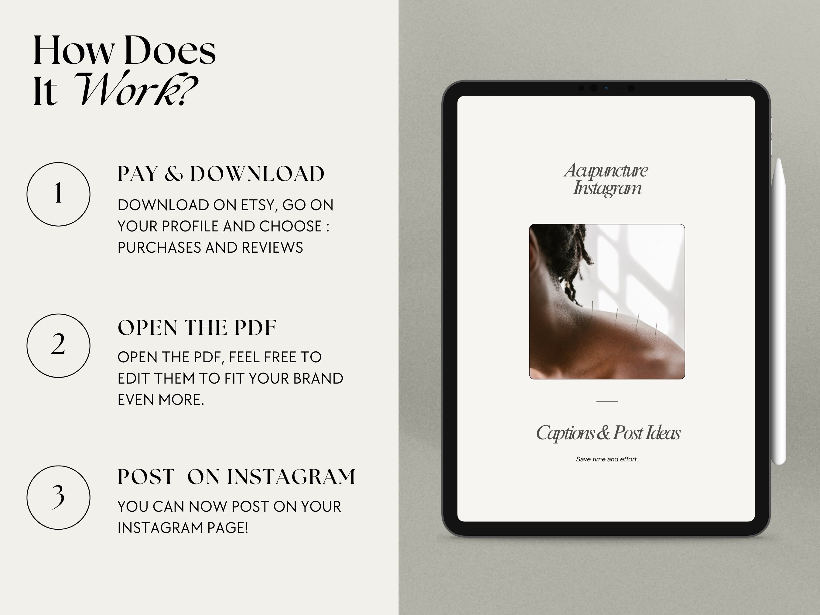 Instagram-bijschriften voor acupunctuur: 60 holistische ideeën voor  gezondheidsposten (digitale download) - Etsy België, image size:2700x2025