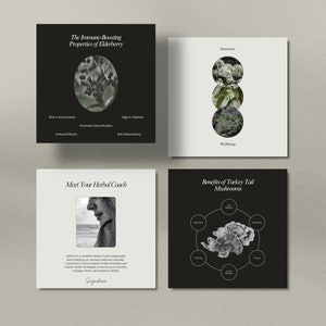 Herbalist Instagram Template, Holistic Coach Post, Naturopath Social Media, Plant Herbalist Business, Functional Medicine, Herbal Medicine