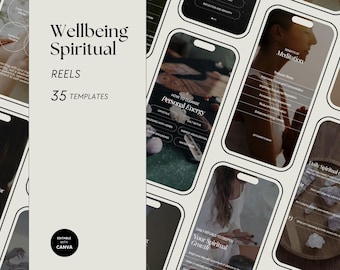 Reels di Instagram sul benessere: modelli di coach spirituali (Canva)