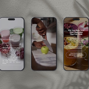 Supplements and Vitamins Instagram Templates, Functional Medicine Post, Health and Wellness Coaches, Nutritionist Social Media Stories