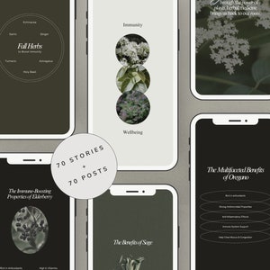 Herbalist Instagram Template, Holistic Coach Post, Naturopath Social Media, Plant Herbalist Business, Functional Medicine, Herbal Medicine