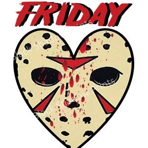 Horror Greeting Card - Friday I&#39;m In Love Jason