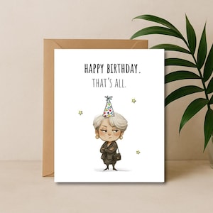 Miranda Priestly Inspired Birthday Card!