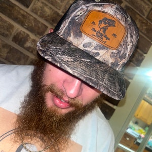 Bass Leather Patch Hat The Gray Boys Richardson 122PFP
