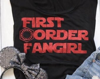 First Order Fangirl Dark Side Star Wars Season of the Force May the Fourth Be With You Empire SVG