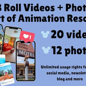 Art of Animation Resort B Roll 20 Videos and 12 Photos for TikTok Instagram YouTube WDW Travel Agent Content Creator Media