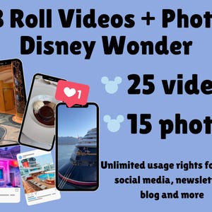 DCL Wonder Cruise Ship B Roll Videos and Photos for TikTok Instagram YouTube Travel Agent Content Creator Media