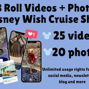 DCL Disneyy Wish Cruise Ship B Roll Videos and Photos for TikTok Instagram YouTube Travel Agent Content Creator Media