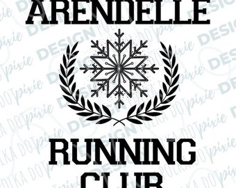 Arendelle Running Club Shirt: Frozen Race Weekend SVG PNG (Digital Download)