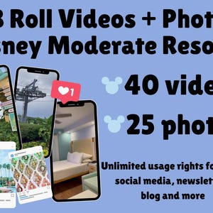 WDW Moderate Resorts B Roll Videos and Photos for TikTok Instagram YouTube Travel Agent Content Creator Media