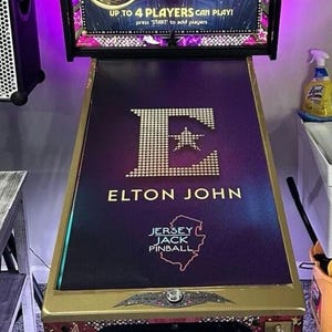 Pinball Cover Protection Elton John