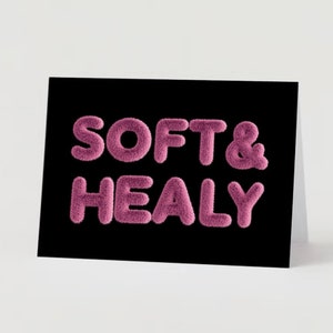 Carta Fuzzy "Quente Fuzzy: Cartões em branco sobre bem-estar mental. Pacote com 10.